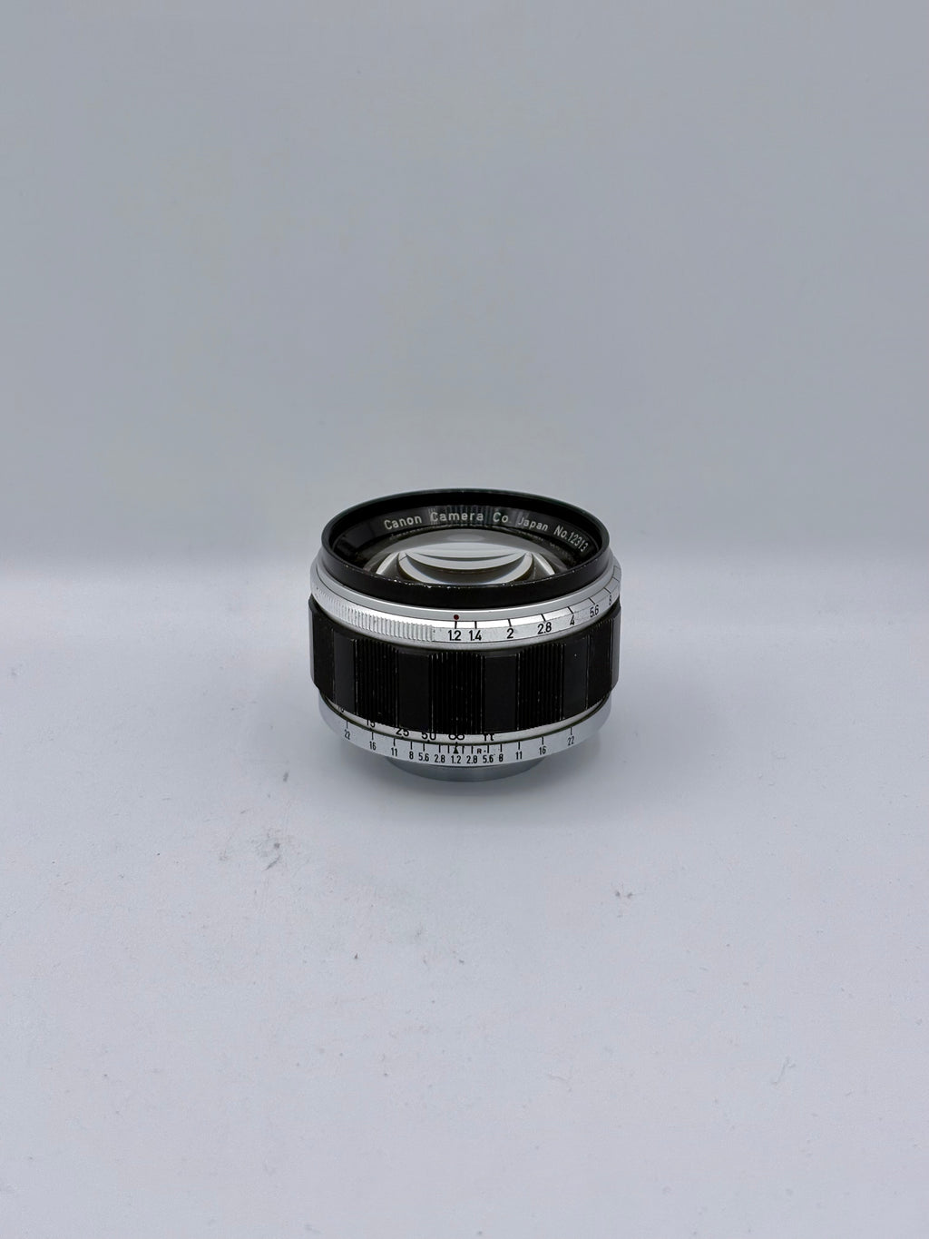 Canon 50/1.2 L39 Lens SN:12313