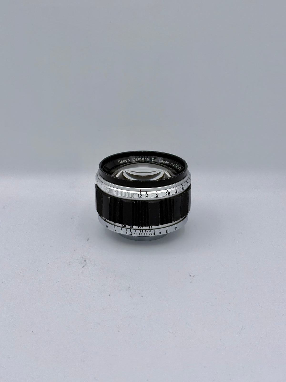 Canon 50/1.2 L39 Lens SN:12313