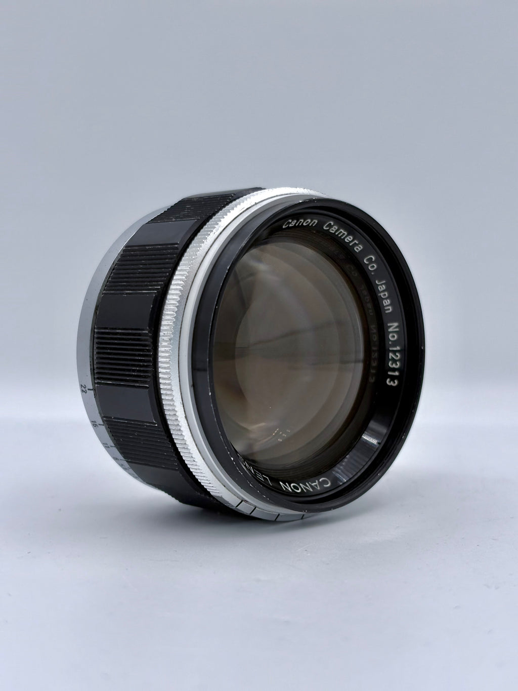 Canon 50/1.2 L39 Lens SN:12313