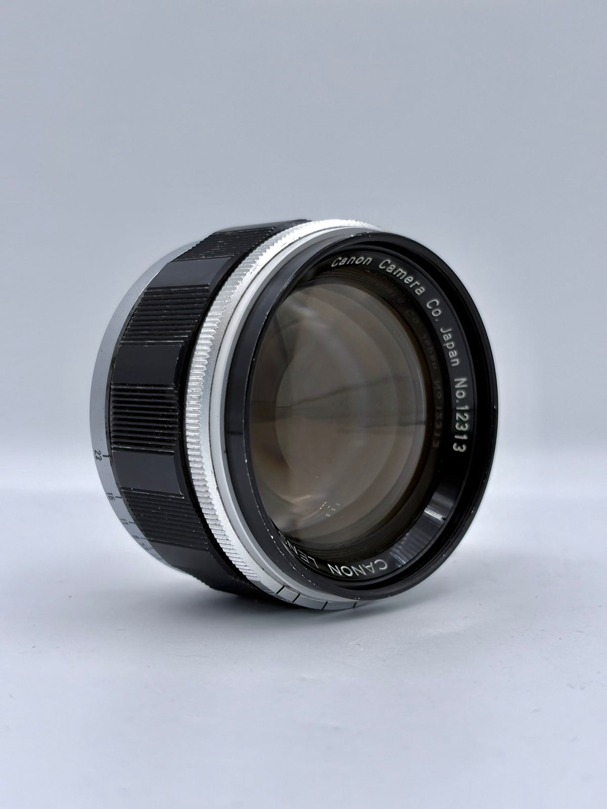 Canon 50/1.2 L39 Lens SN:12313