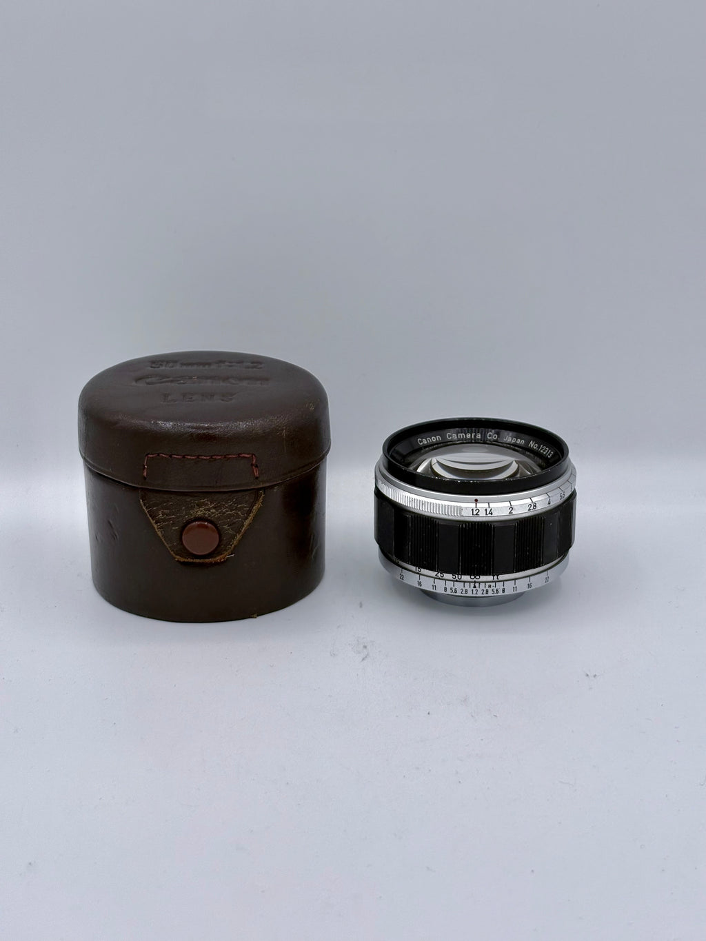 Canon 50/1.2 L39 Lens SN:12313